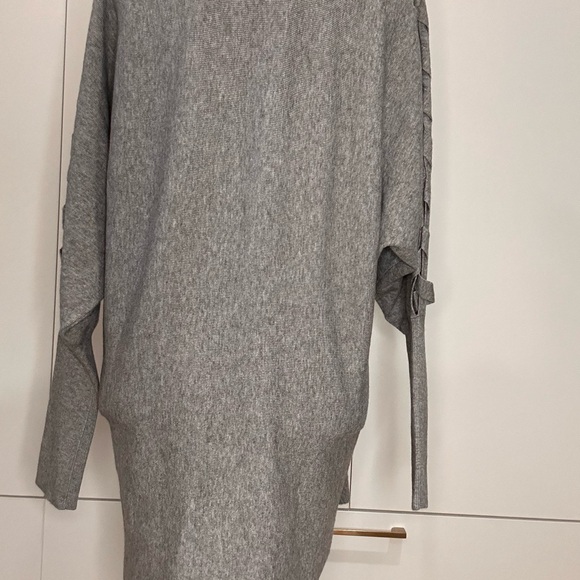 Cardigan manche chauve-souris gris charcoal - Picture 4 of 10